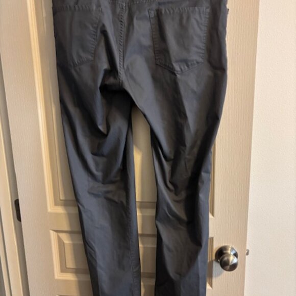 English Laundry Men's Size 38x34 Dark Gray Cotton Blend Straight Leg Pants - Picture 4 of 9